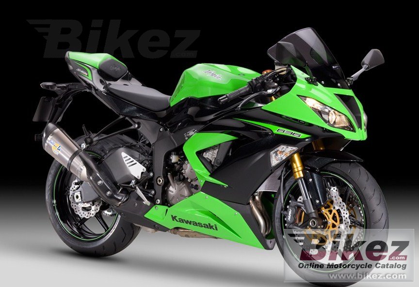 Big Kawasaki ninja zx-6r 636 performance picture and wallpaper from Bikez.com